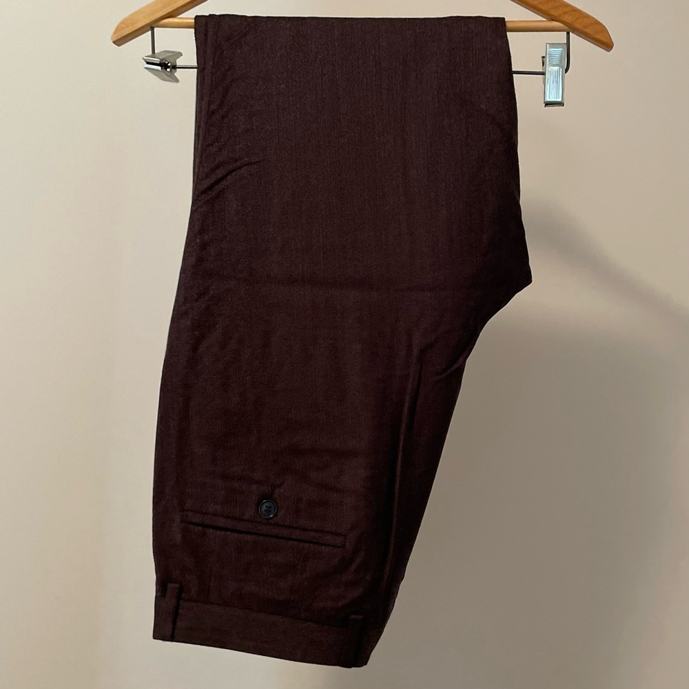 Harry Rosen Burgundy Colour Trousers